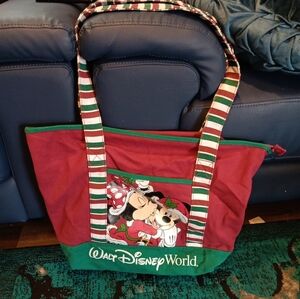 Disney World Minnie Mouse Tote Bag - Red and Green